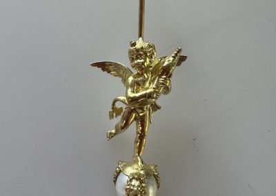 Putto Golden Earrings